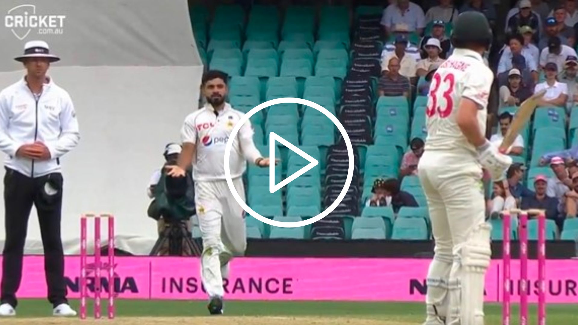 [Watch] Aamer Jamal Tricks Marnus Labuschagne With Unique 'No-Ball' On Day 2